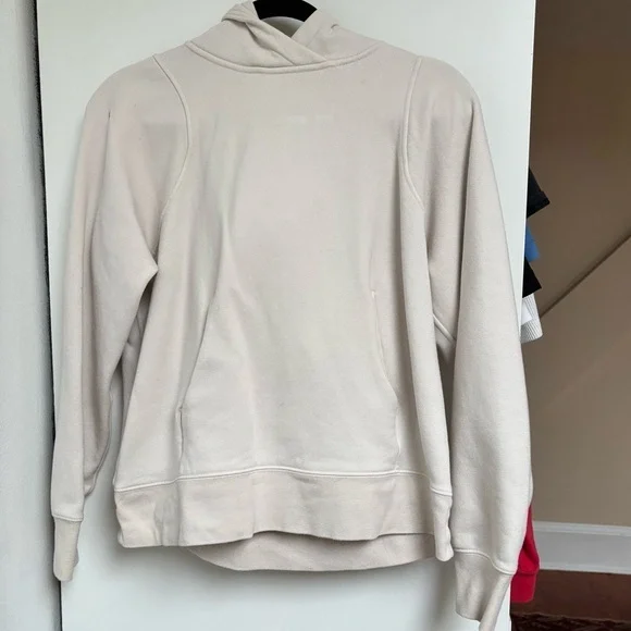 Women's lulu Scuba hoodie in Bone - Picture 2 of 7